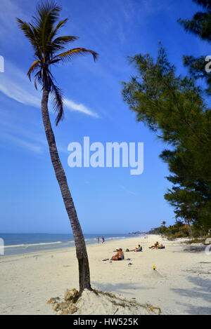 Fort Myers Beach, Estero Island, comté de Lee, en Floride, États-Unis. Banque D'Images