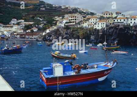 Câmara de Lobos. Madère. Portugal Banque D'Images