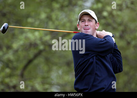 GARY CLARK . Angleterre BIRMINGHAM SUTTON COLDFIELD BELFRY LE 10 MAI 2002 Banque D'Images