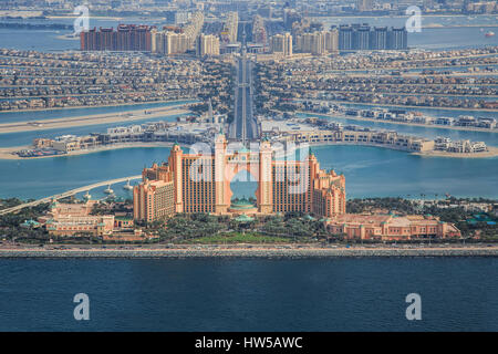 Dubaï/Émirats arabes unis le 9 mars 2017 : Hôtel Atlantis à Dubaï, Dubaï, UA Banque D'Images