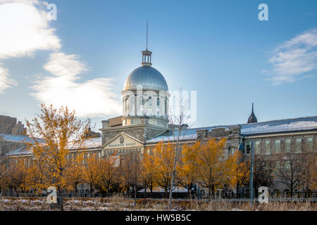 Le vieux Montréal et le Marché Bonsecours, Montréal, Québec, Canada Banque D'Images