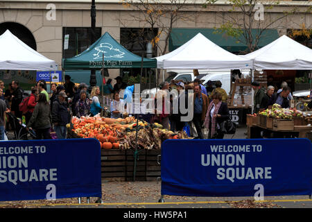 USA, New York City, Manhattan, Union Square Park Banque D'Images