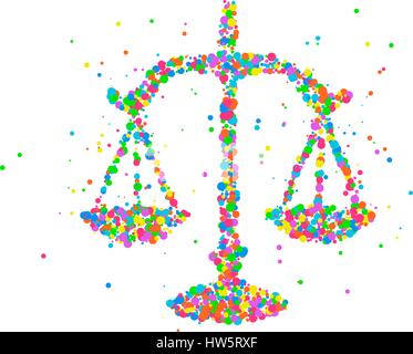 Résumé Les cercles des échelles Illustration de Vecteur