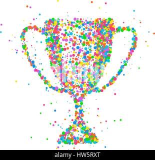 Résumé de la coupe du trophée Illustration de Vecteur