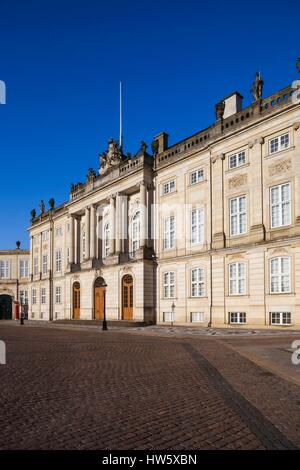 Le Danemark, la Nouvelle-Zélande, le Palais d'Amalienborg, Copenhague Banque D'Images