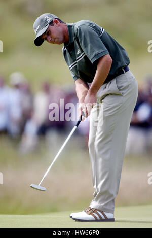 SERGIO GARCIA ESPAGNE L'OPEN MUIRFIELD EN ÉCOSSE LE 21 JUILLET 2002 Banque D'Images