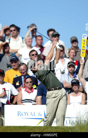 SERGIO GARCIA ESPAGNE L'OPEN MUIRFIELD EN ÉCOSSE LE 21 JUILLET 2002 Banque D'Images