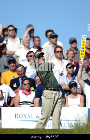 SERGIO GARCIA ESPAGNE L'OPEN MUIRFIELD EN ÉCOSSE LE 21 JUILLET 2002 Banque D'Images