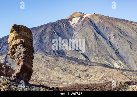 Le roque Cinchado sur Pico del Teide, Tenerife Banque D'Images