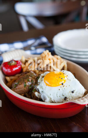 Steak et des oeufs Banque D'Images