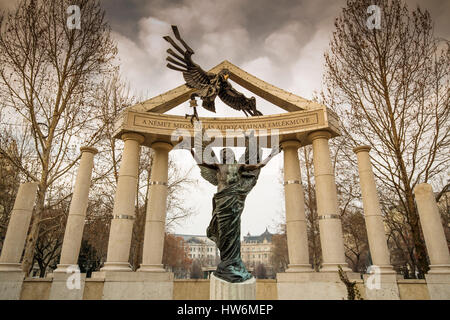 Monument aux victimes de l'occupation allemande. L'Europe du sud-est de la Hongrie, Budapest Banque D'Images