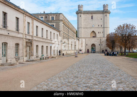 Cour intérieure du château de Vincennes près de Paris France Banque D'Images