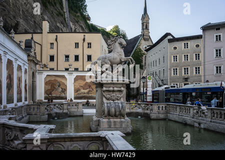 Scène de Salzbourg, Autriche Banque D'Images