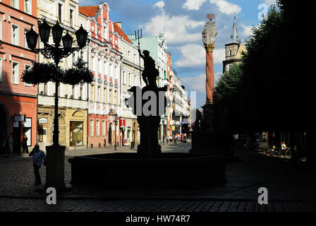 Swidnica, place du vieux marché à Świdnica, basse Silésie, Pologne, Dolnoslaskie, marché, architecture, photo Kazimierz Jurewicz Banque D'Images