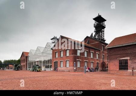 France, Nord, la Flandre française, Lewarde, Centre Historique Minier, l'exploitation minière musée installé dans le bâtiment bâtiments de la mine de charbon Delloye, extérieur Banque D'Images