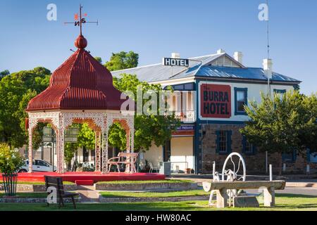 L'Australie, l'Australie du Sud, Burra, ancienne ville minière de cuivre, vue sur la ville Banque D'Images