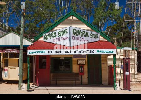 L'Australie, l'Australie, Murray River Valley, Loxton, Village historique de Loxton, extérieur Banque D'Images