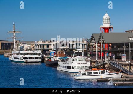 L'Australie, l'Australie du Sud, Port Adelaide, Queens Wharf Banque D'Images