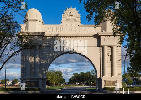 L'Australie, Victoria, Ballarat, l'Arc de la Victoire, d'entraînement Remebrance Banque D'Images