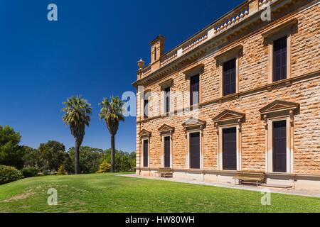 L'Australie, l'Australie du Sud, Clare Valley, Mintaro, Martindale Hall, 1880 hôtel particulier qu'il a été vu dans le film de Peter Weir, 1975 Pique-nique à Hanging Rock Banque D'Images