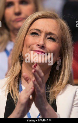 Madrid, Espagne. 18 Mar, 2017. Partido Popular politicien Cristina Cifuentes pendant 16e congrès autonome du parti populaire à Madrid, le samedi 18 mars, 2017. Más Información Gtres Crédit : Comuniación sur ligne, S.L./Alamy Live News Banque D'Images