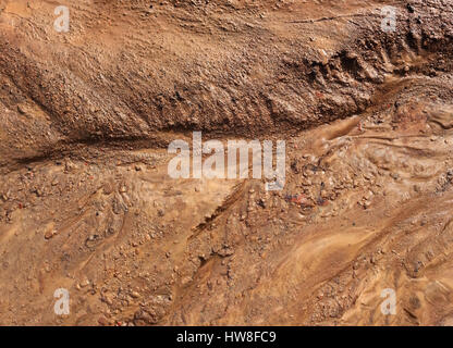 Vue aérienne Canyon Mars fictif Banque D'Images