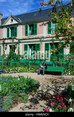 La France, l'Eure, Giverny, Claude Monet, les jardins de la Fondation de la maison de Monet Banque D'Images