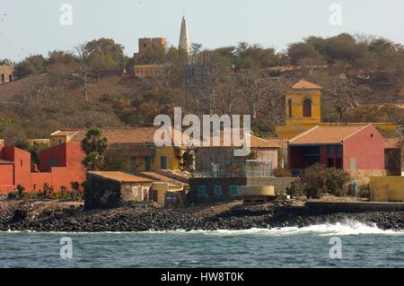 Le Sénégal, région de Dakar, l'île de Gorée, classée au Patrimoine Mondial de l'UNESCO Banque D'Images