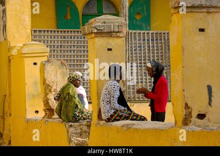 Le Sénégal, région de Dakar, l'île de Gorée, classée au Patrimoine Mondial de l'UNESCO Banque D'Images