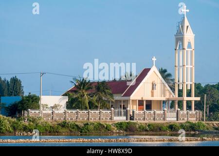 Vietnam, la province de Khanh Hoa, près de Nha Trang, l'église de Doc Let Banque D'Images