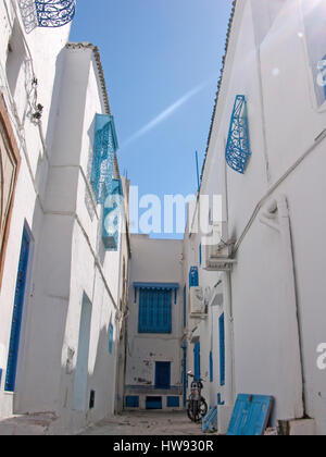 Sidi Bou Said un village traditionnel à Tunis Banque D'Images