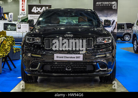 Moscou - 19 août 2016 : Grand Cherokee SRT présenté à Moscou médias Salon internationale de l'automobile, le 20 août 2016 à Moscou, Russie. Banque D'Images