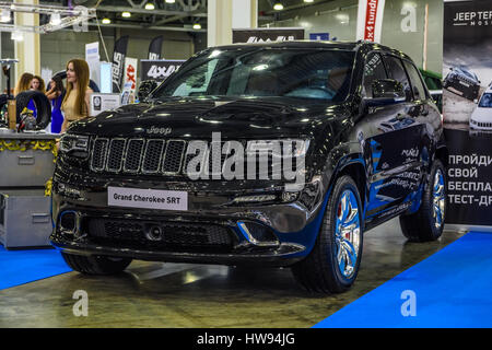 Moscou - 19 août 2016 : Grand Cherokee SRT présenté à Moscou médias Salon internationale de l'automobile, le 20 août 2016 à Moscou, Russie. Banque D'Images