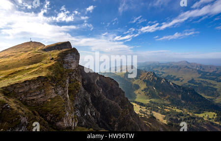 Vue de Diedamskopf, Bregenz, Vorarlberg, Autriche Banque D'Images