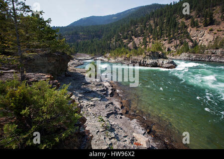 Près de la rivière Kootenai Libby, Montana, USA Province Banque D'Images