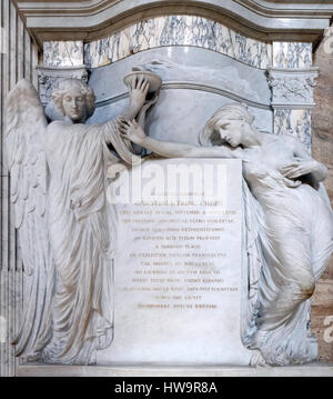 Monument de Prince Agostino Chigi à l'église de Santa Maria del Popolo, Rome, Italie le 02 septembre 2016. Banque D'Images