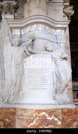 Monument de Prince Agostino Chigi à l'église de Santa Maria del Popolo, Rome, Italie le 02 septembre 2016. Banque D'Images