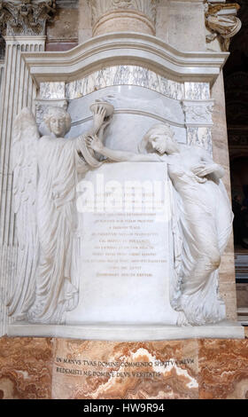 Monument de Prince Agostino Chigi à l'église de Santa Maria del Popolo, Rome, Italie le 02 septembre 2016. Banque D'Images