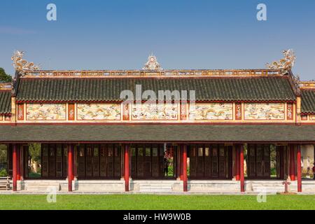 Vietnam, Hue, Hue ville impériale, les Halls des mandarins, extérieur Banque D'Images