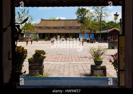 Vietnam, Hue, Hue ville impériale, les Halls des mandarins, extérieur Banque D'Images