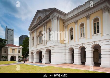 Singapour, la Maison des Arts à l'ancien Parlement Banque D'Images