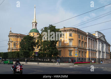 ST.Petersburg, RUSSIE - 23 juillet 2016 : St Michael's Castle, aussi appelé château Mikhailovsky ou Château des ingénieurs, à Saint-Pétersbourg, Russie Banque D'Images