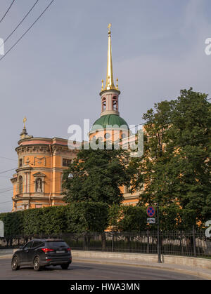 ST. PETERSBURG, RUSSIE - 23 juillet 2016 : St Michael's Castle, aussi appelé château Mikhailovsky ou Château des ingénieurs, à Saint Petersburg, Russie Banque D'Images