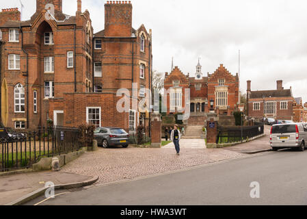 Maison Druries, Harrow School, Harrow on the Hill, en Angleterre Banque D'Images