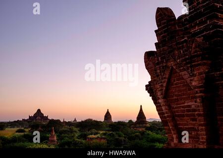 Le Myanmar, Bagan, temple Banque D'Images