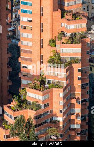 Le département de Cundinamarca, en Colombie, Bogota, district de Centro, vue générale de la ville de la Torre Colpatria Banque D'Images