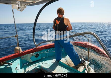 La France, Var, Bandol, Eric Gaussen, pêcheur Banque D'Images