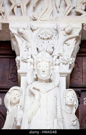 France, Saône et Loire, La Cathédrale Saint-Lazare, Autun Banque D'Images