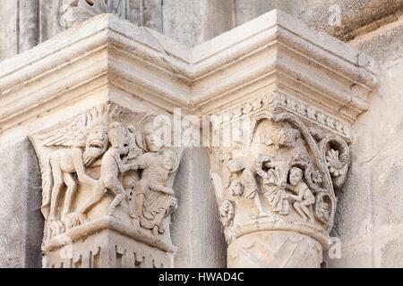 France, Saône et Loire, La Cathédrale Saint-Lazare, Autun Banque D'Images