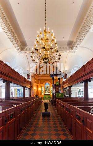 États-unis, Caroline du Sud, Charleston, Synagogue Kahal Kadosh Beth Elohim, plus ancienne synagogue utilisée aux États-Unis, de l'intérieur Banque D'Images